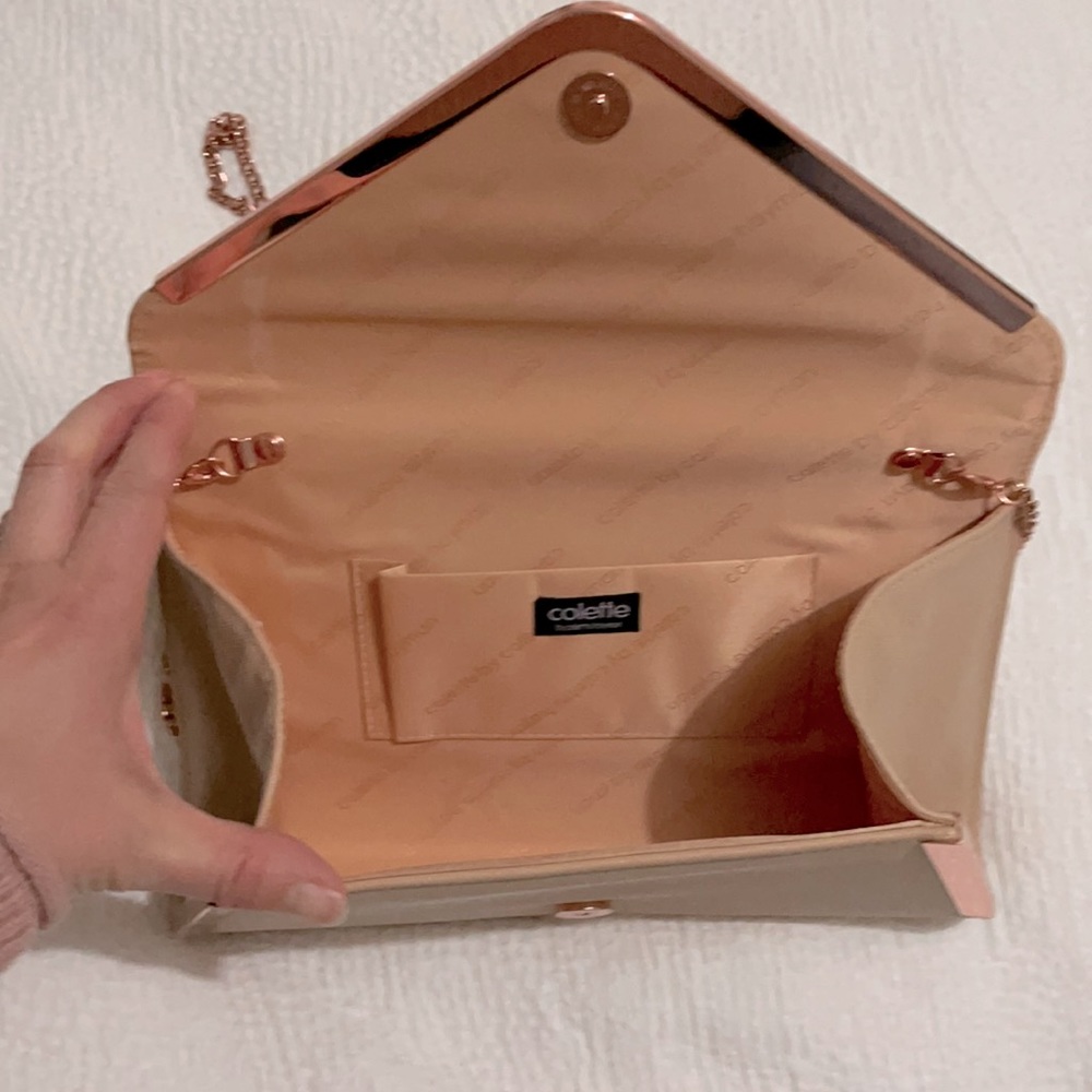 Colette clutch/shoulder bag. Used once - Picture 3 of 4